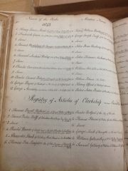 Transition page when the Solicitors Act 1843 was introduced